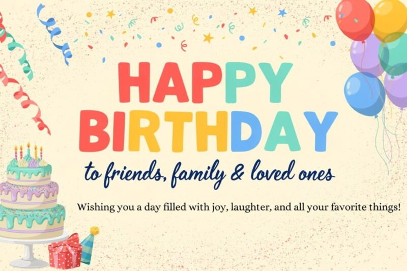 200+ Happy Birthday Wishes: The Perfect Message for Everyone on Your List
