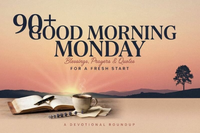 90+ Good Morning Monday Blessings, Prayers, and Quotes for a Fresh Start