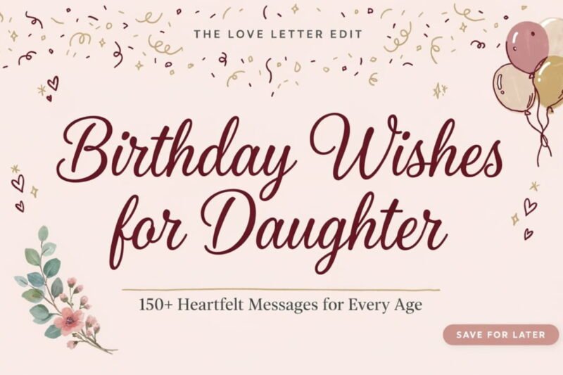 Birthday Wishes for Daughter: 150+ Heartfelt Messages for Every Age