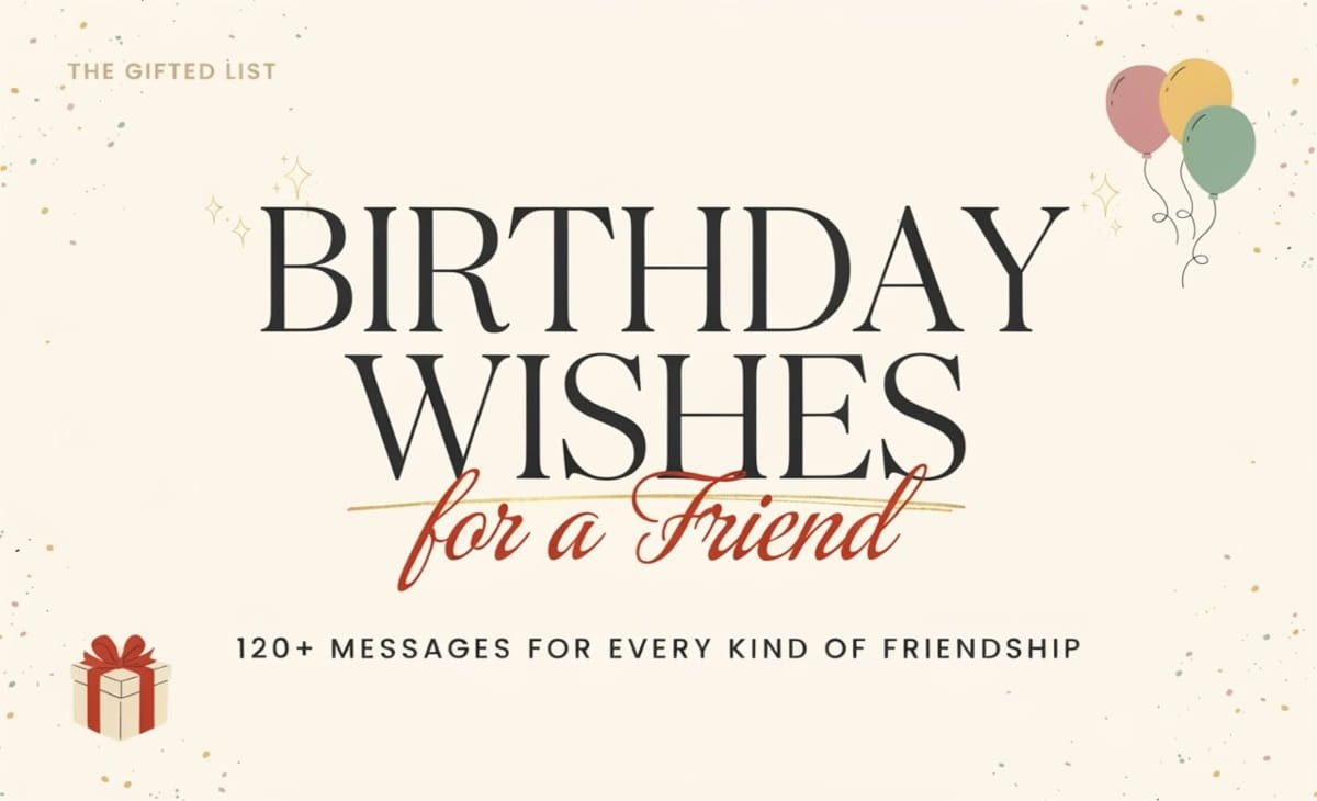 birthday wishes for a friend