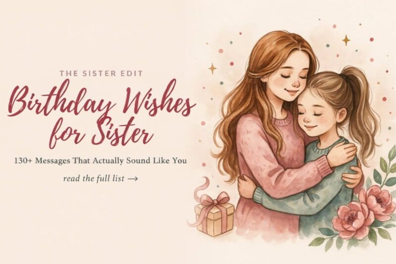 Birthday Wishes for Sister: 130+ Messages That Actually Sound Like You