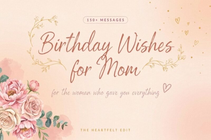 Birthday Wishes for Mom: 150+ Messages for the Woman Who Gave You Everything
