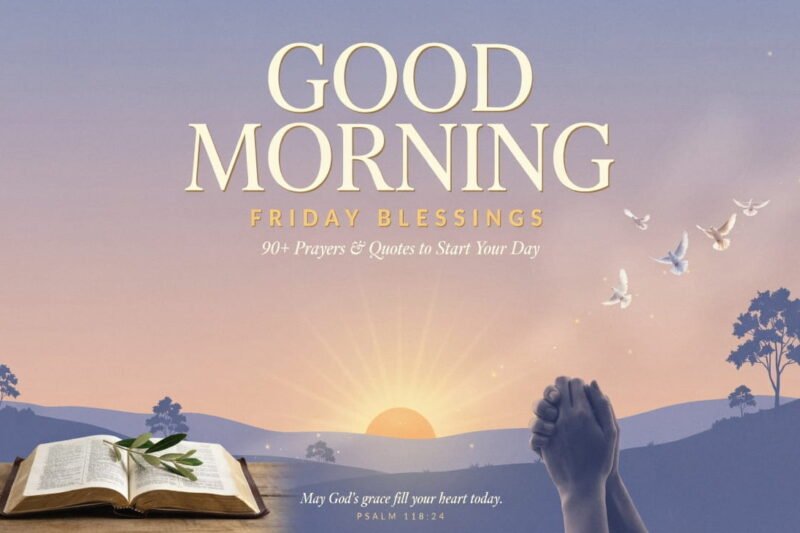 90+ Good Morning Friday Blessings, Prayers, and Quotes