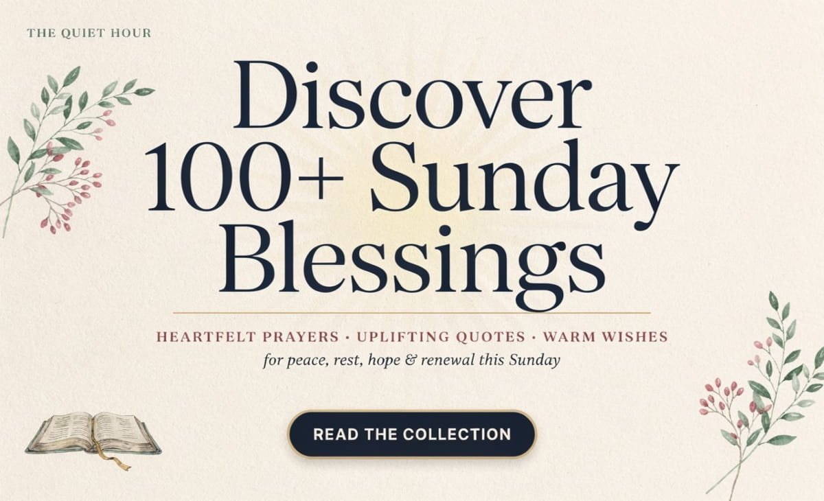 Sunday Blessings