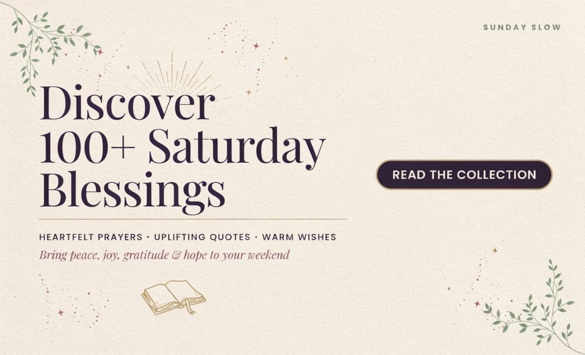Saturday Blessings